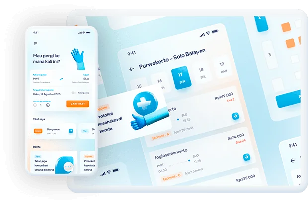 um celular e um tablet branco